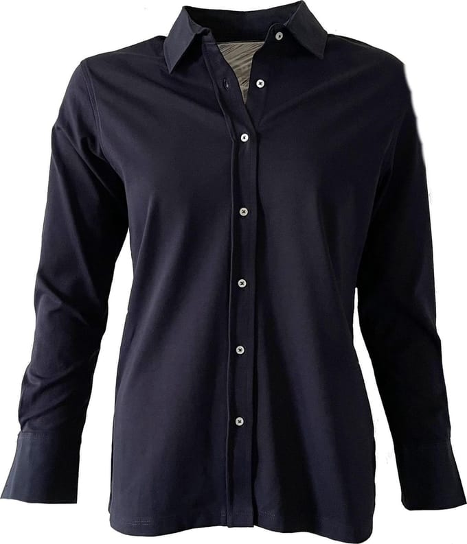 MOOI! Company - Blouse - Essie - Comfortabel & Chique - Kleur Navy - M
