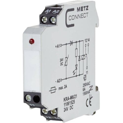 Metz Connect 11061525 Koppelelement 24 V/DC (max) 1x wisselcontact Piece 1 stuk(s)