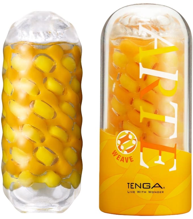 Tenga - Arte Weave Masturbator - Geel/Oranje