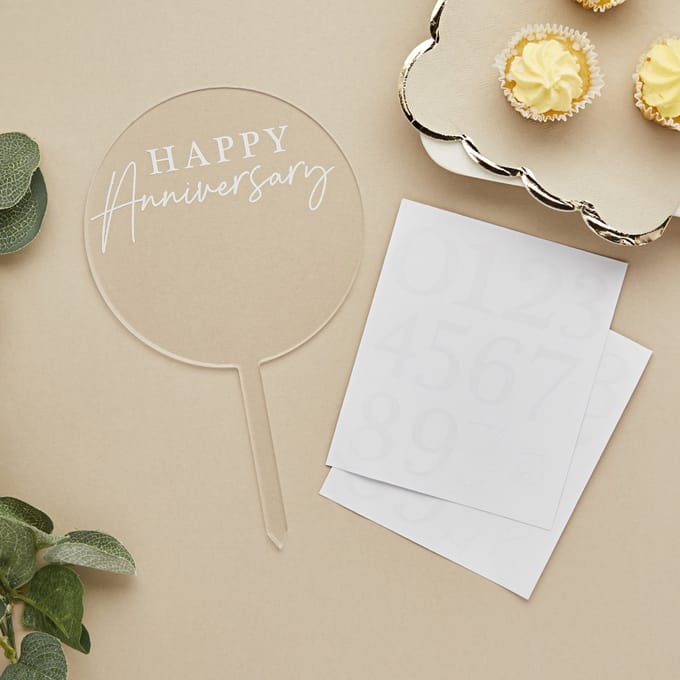 Happy Anniversary Customisable - Acryl