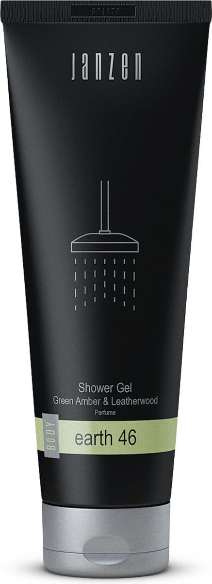 Janzen Earth 46 Shower Gel Green Amber & Leatherwood