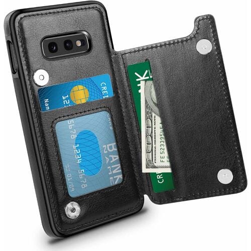 wallet case geschikt voor Samsung Galaxy S10e - zwart