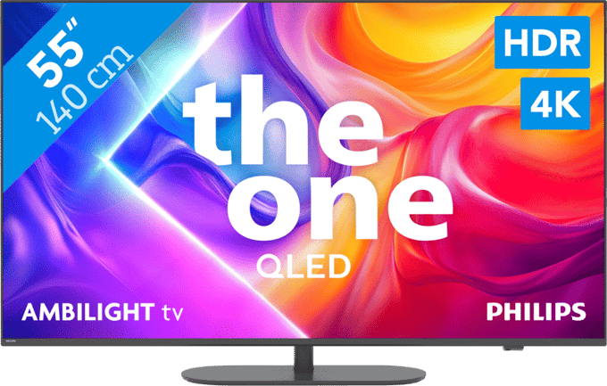 Philips Ambilight 55PUS9000/12 - 55 inch - 4K QLED - 2025 - Smart TV