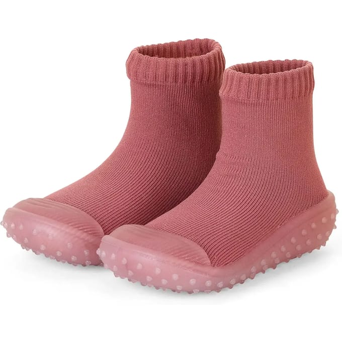 Avontuurlijke sokken met rubberen zool voor meisjes Sterntaler unicolore