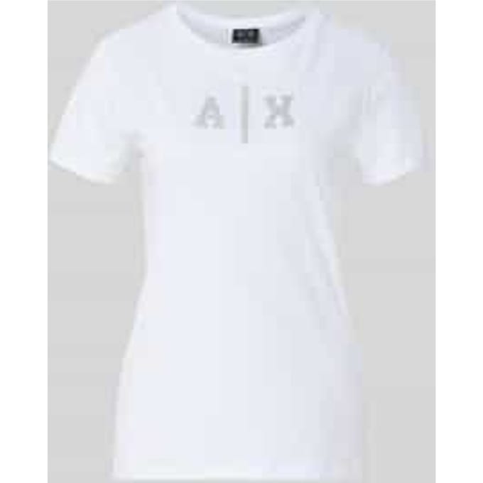 T-shirt met logo en ronde hals