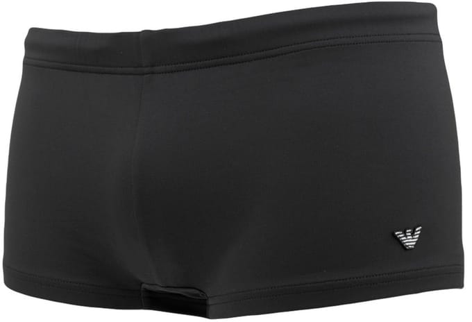 Emporio Armani heren zwemboxer mini patch logo zwart