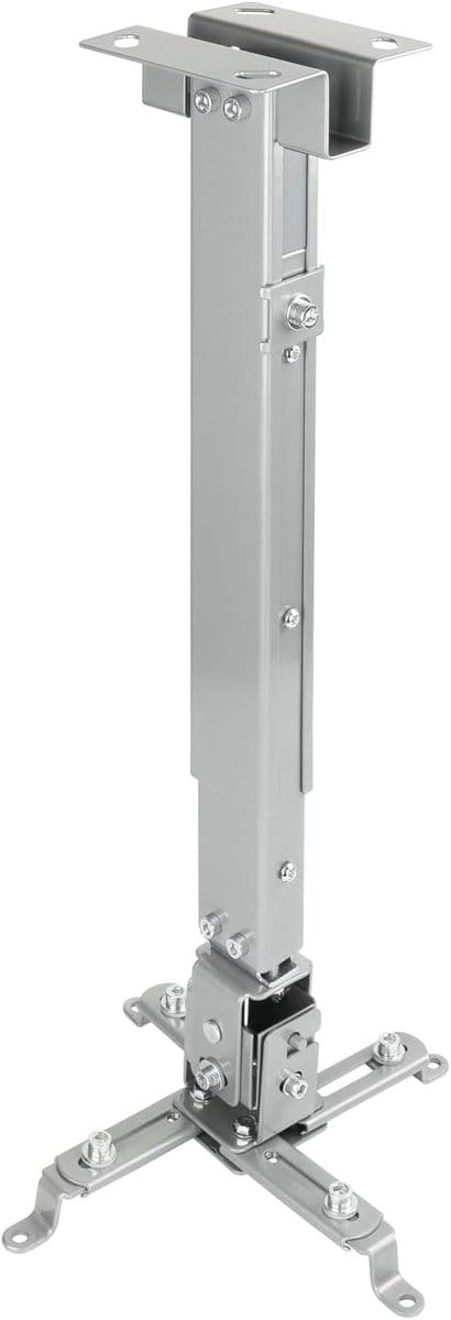 Projector Beugel - Plafondbevestiging - Thuisbioscoop - Verstelbare Hoogte - Tot 20kg - Zilver