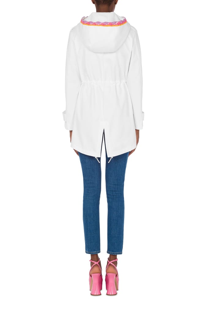 Moschino Outerwear White Taglia: 40 | Giacche Outlet | Donna | Bianco