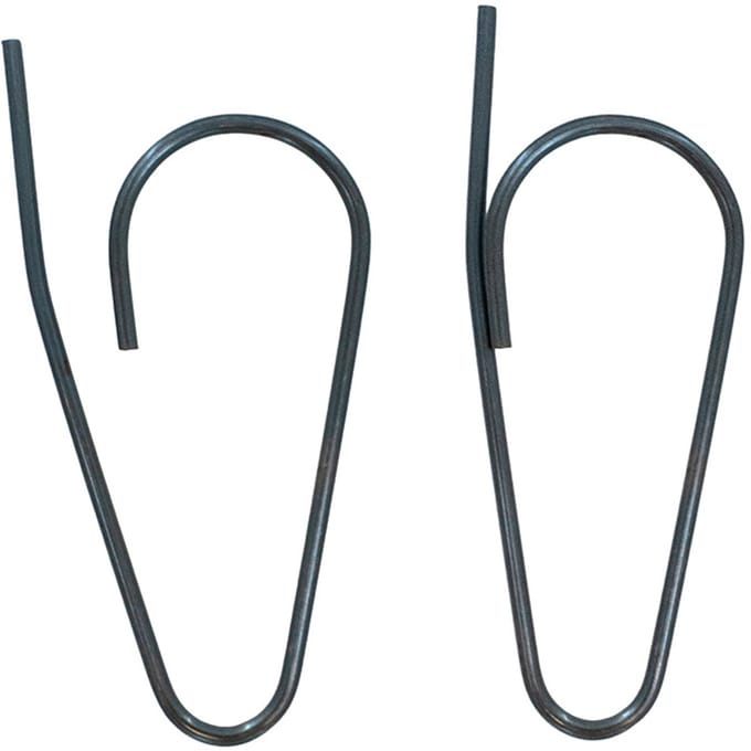 Labelhaak draaddikte 1,8mm, 50mm hoog geblaut, per 1000 stuks