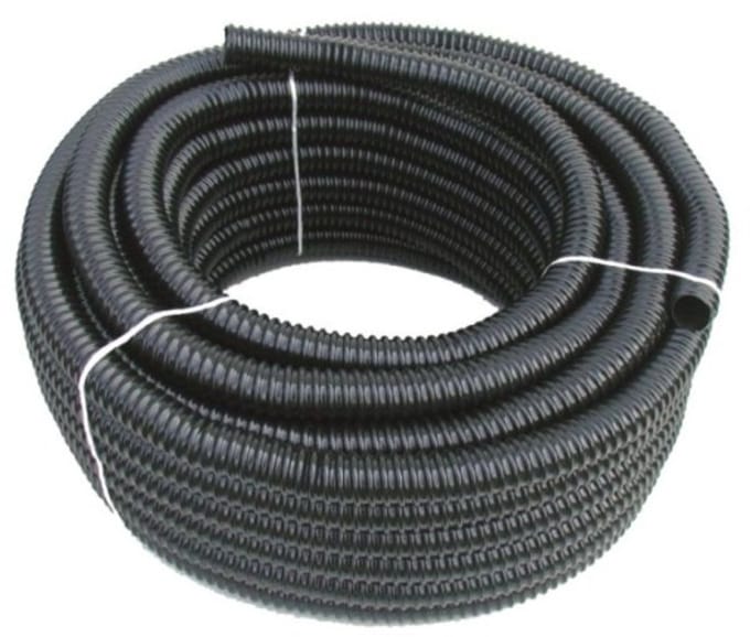 Talen Tools - Vijverslang - Ø 50 millimeter - 20 meter - Zwart