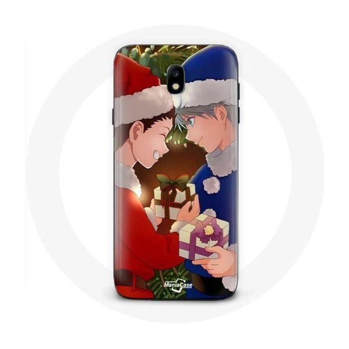 Coque pour Samsung Galaxy J7 2017 Hunter x Hunter Gon Freecss et Killua Zoldyck Christmas Day Anime Manga