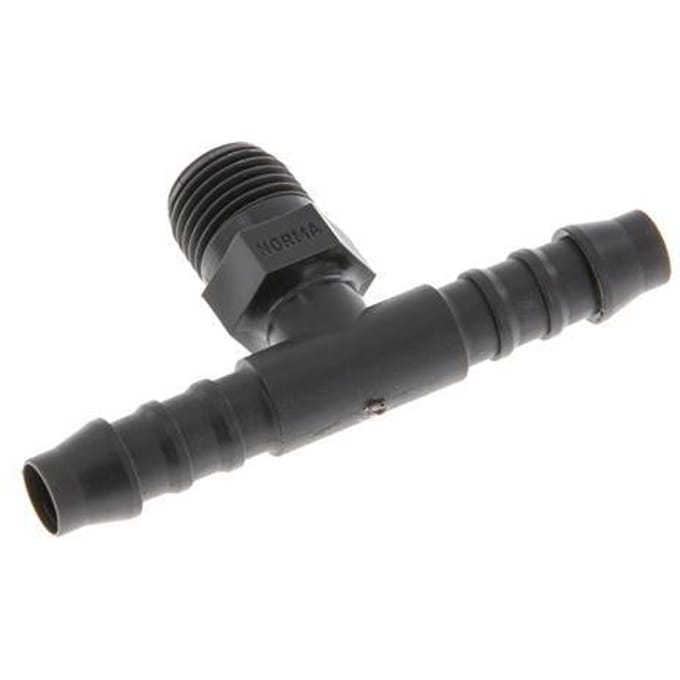 8 mm & R1/4'' PA 6 T-slangpilaar met buitendraad [10 Stuks]