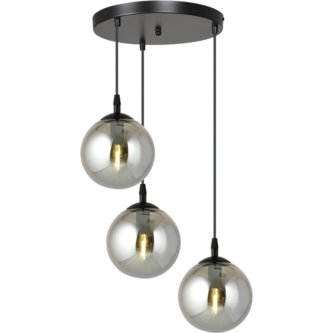 3-lichts hanglamp Wanda rond | Cozyhouse