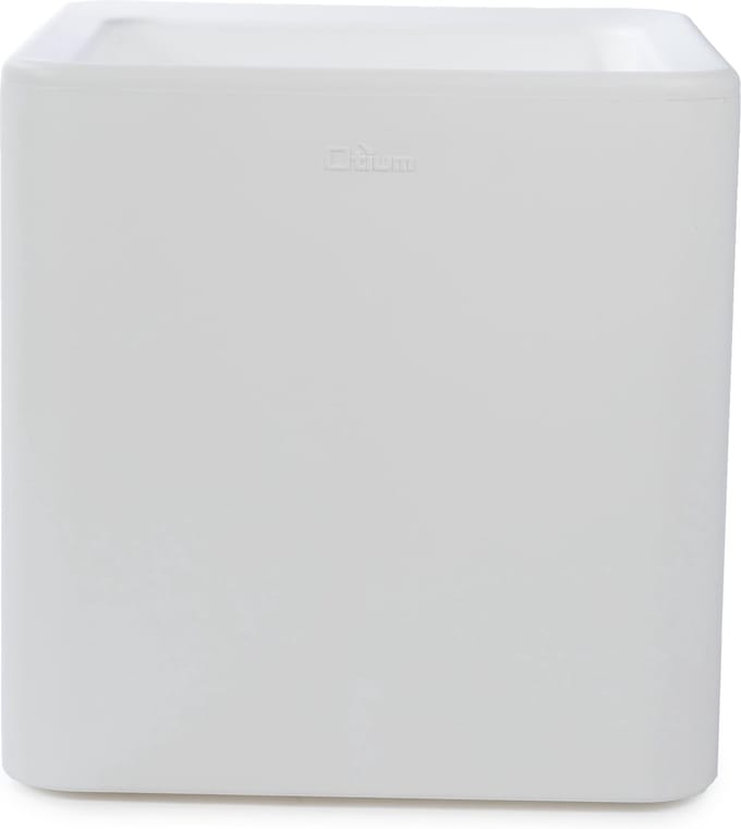 Otium bloempot dubbelwandig Quadris 40 cm wit