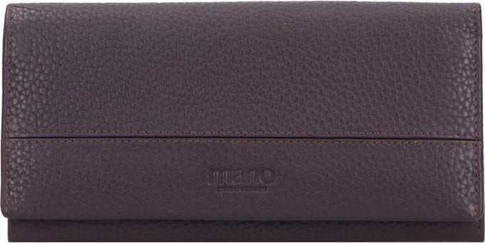 mano Leren Portemonnee Don Tommas Long Wallet Brown Bruine