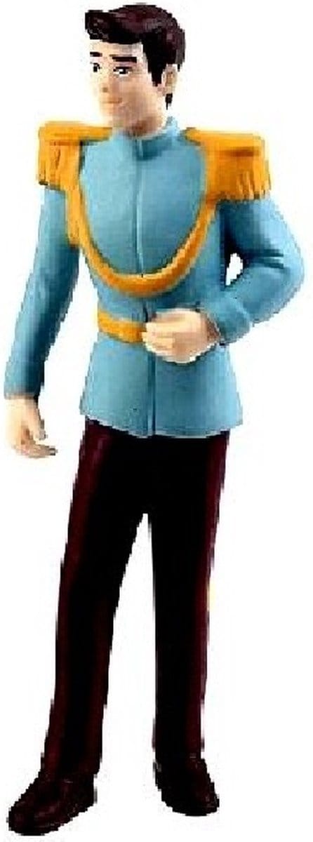Bullyland - Prins Charming- Assepoester - Cinderella - Speelfiguurtje - Taarttopper (4,5x3x11,5 cm)