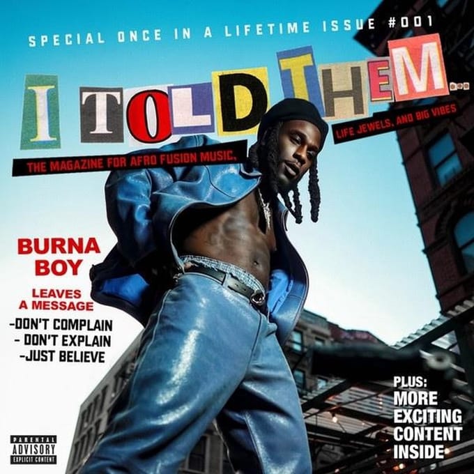 I Told Them... - Burna Boy