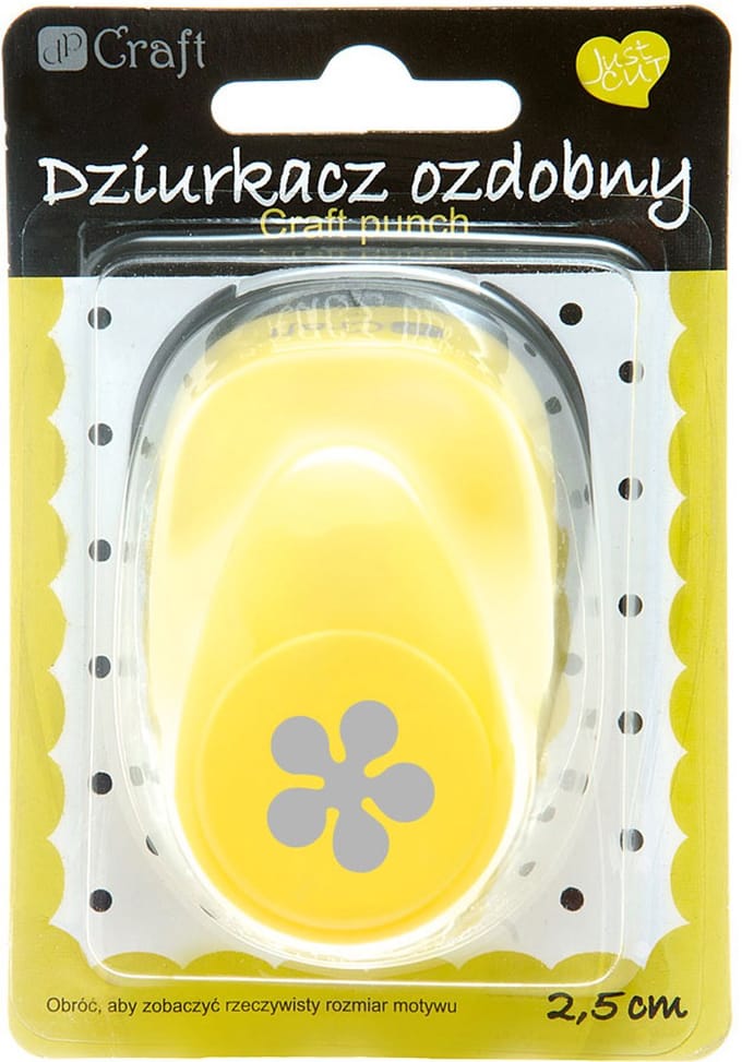 Ozdobny dziurkacz - kwiat, 2,5 cm