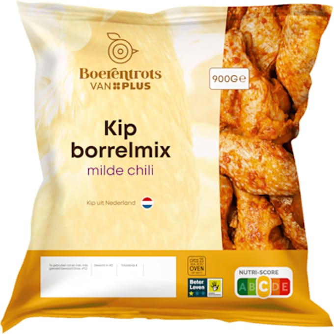 Kipborrelmix milde chili