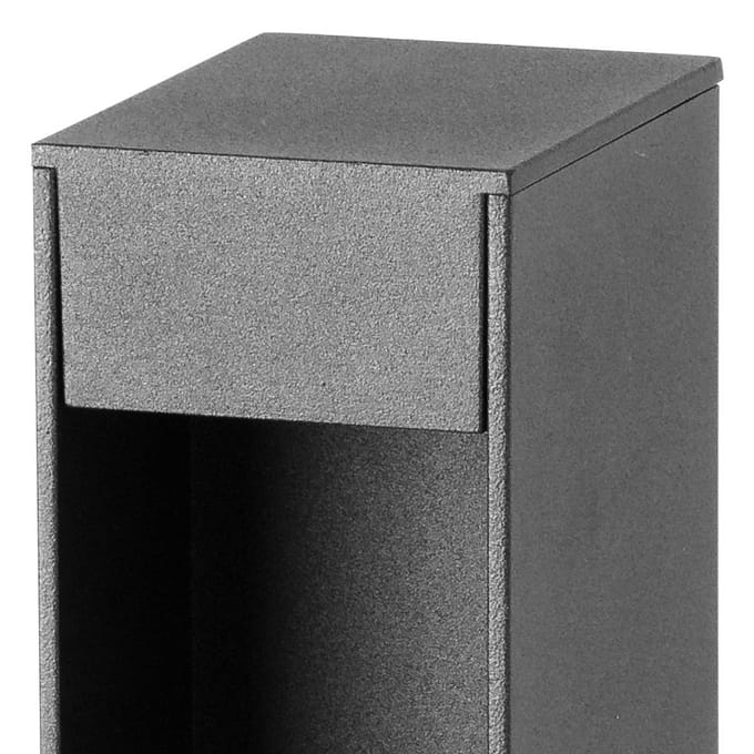 FARO BARCELONA LED sokkellamp Cerler, antraciet, 35 cm, IP65, CCT