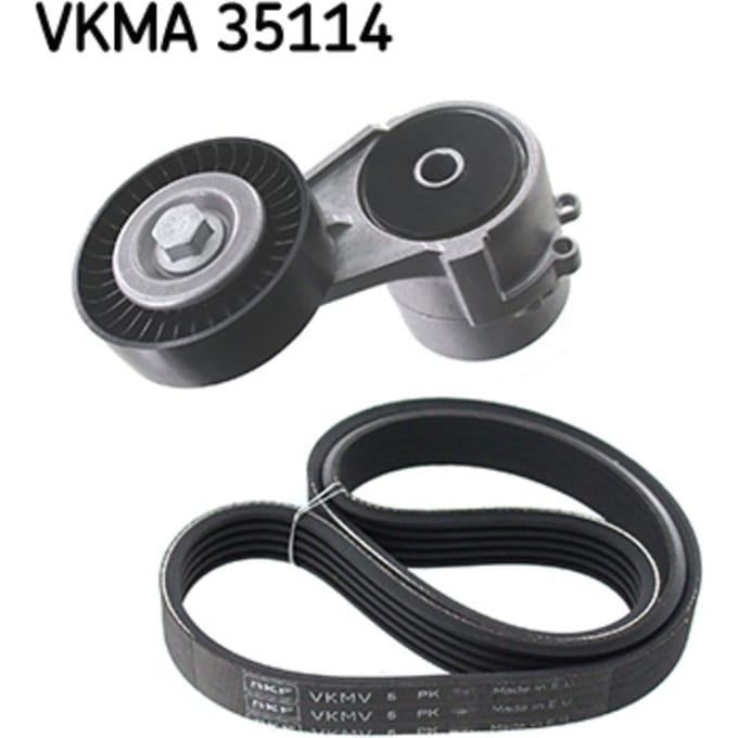 Poly V-riemset (met poelies) SKF VKMA 35114