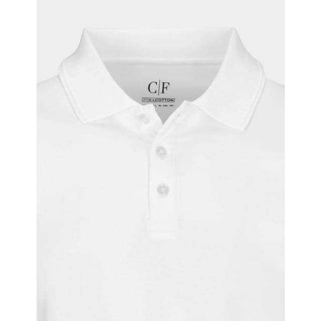 Commander Polo korte mouw Wit (S)-NOS 3-Knopf Poloshirt 1/2 213011985/103