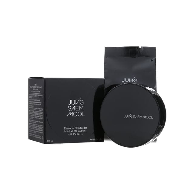 Essential Skin Nuder Long Wear Cushion SPF 50+ / PA+++ #23 Medium Deep 14g x 2ea black