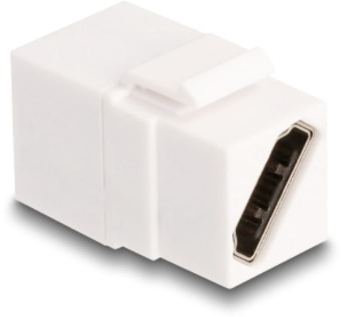 HDMI (diagonaal) Keystone module | HDMI2.1 (8K 60Hz + HDR) | wit