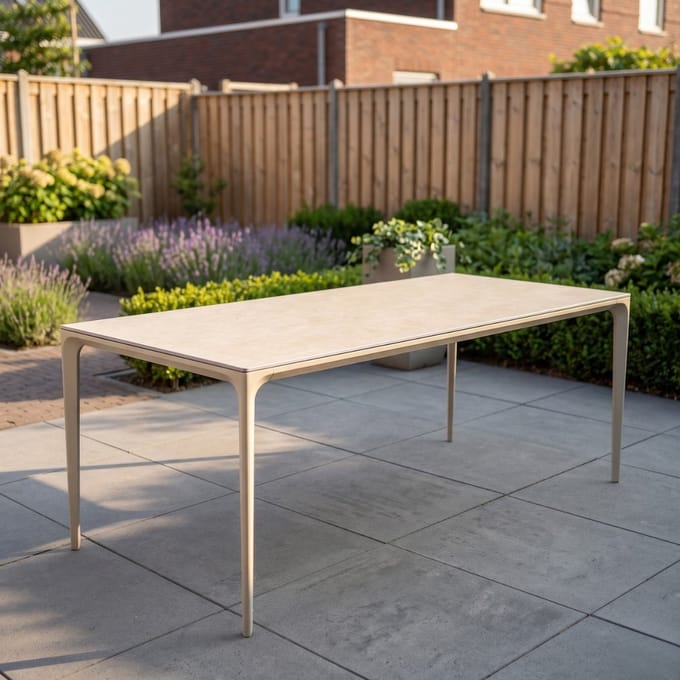 Tuintafel Vienna Beige 200cm Dining Eettafel - 8200W