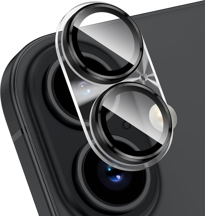 Camera Screenprotector geschikt voor iPhone 16 - Gehard Glazen Tempered Glass Krasbestendige Screen Protector