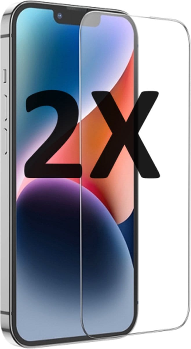 Screenprotector Geschikt voor Apple iPhone 13 pro max/2X screenprotector- Temperend gals- Beschermglas- geharde glas
