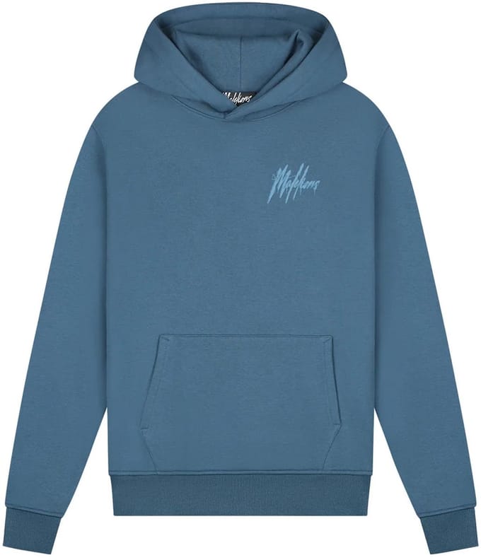 Malelions Signature Drip Hoodie- Slate blue