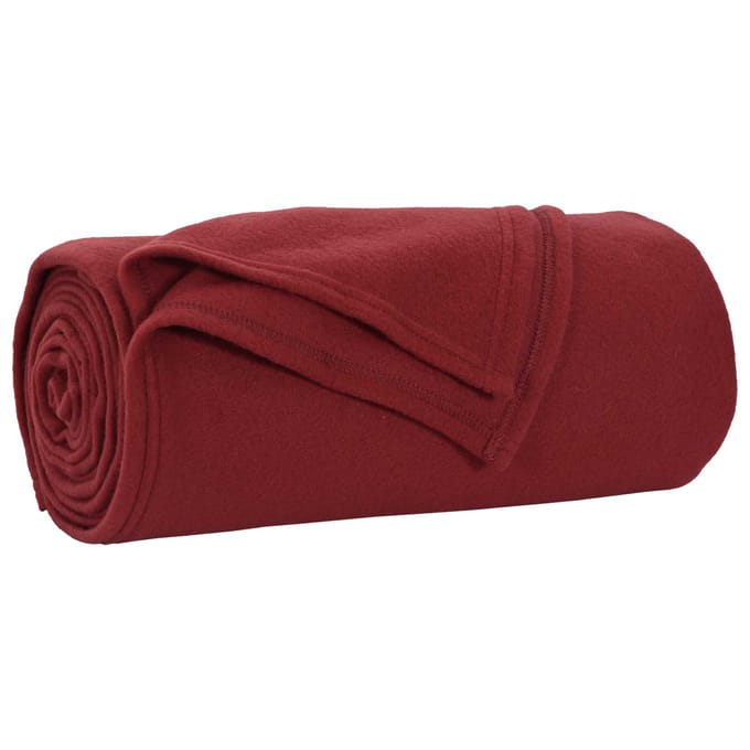vidaXL - plaid - Bordeaux - Rood - 200 - x - 150 - cm - 0.45 - kg - Fleece