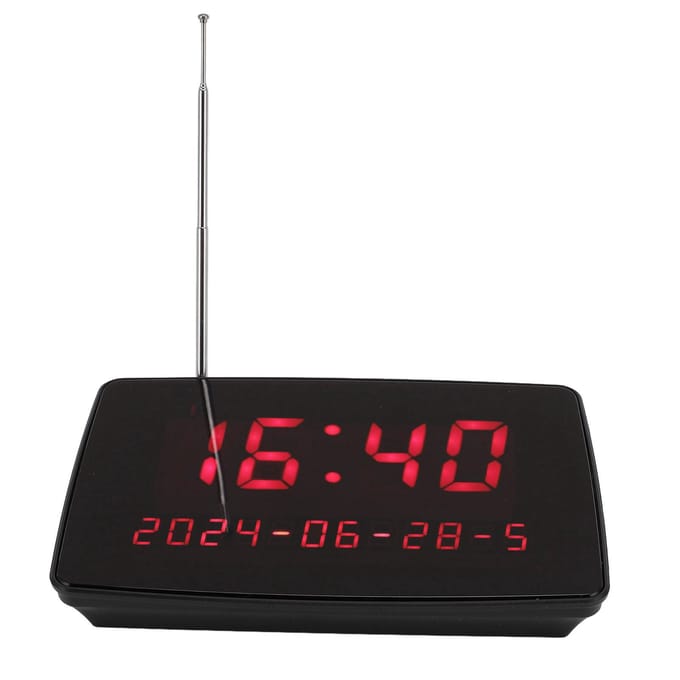 Système d'appel sans fil professionnel haute sensibilité 30 boutons de sonnette de table 1 récepteur soignant US Plug black