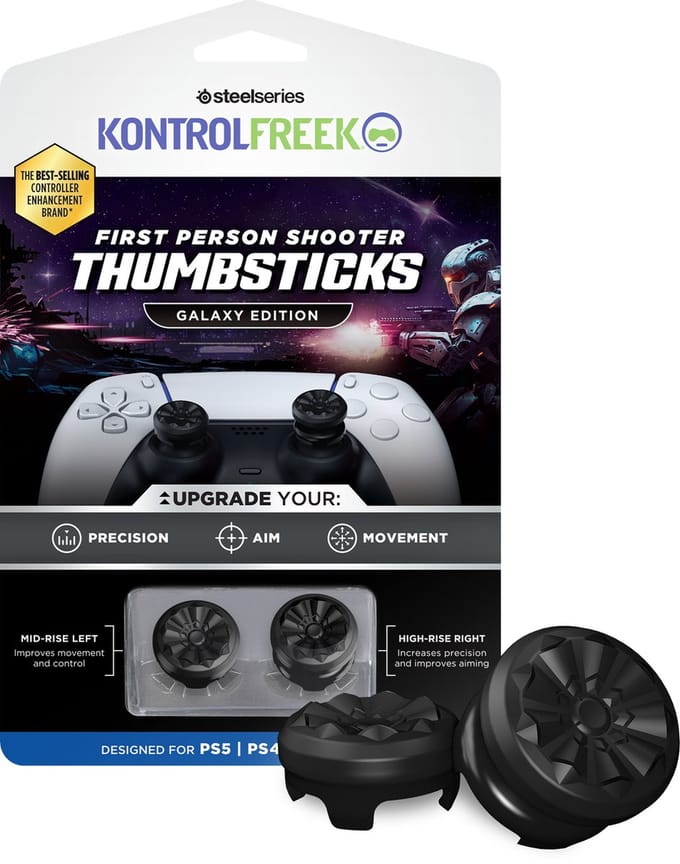 KontrolFreek FPS Galaxy Thumbsticks - Zwart - PS5/PS4