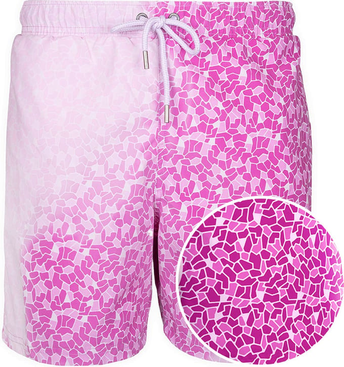 SEA'SONS - Zwembroek Heren - Kleurveranderend - Sneldrogend - Roze - Maat S
