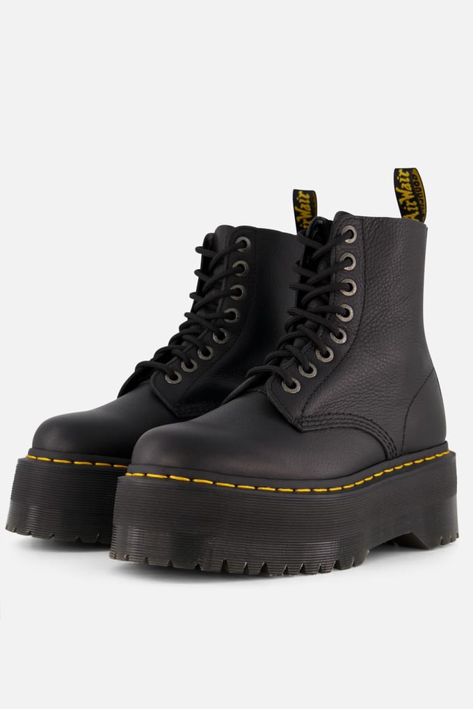 Dr. Martens Dr. Martens Quad Retro Max veterboots zwart Leer