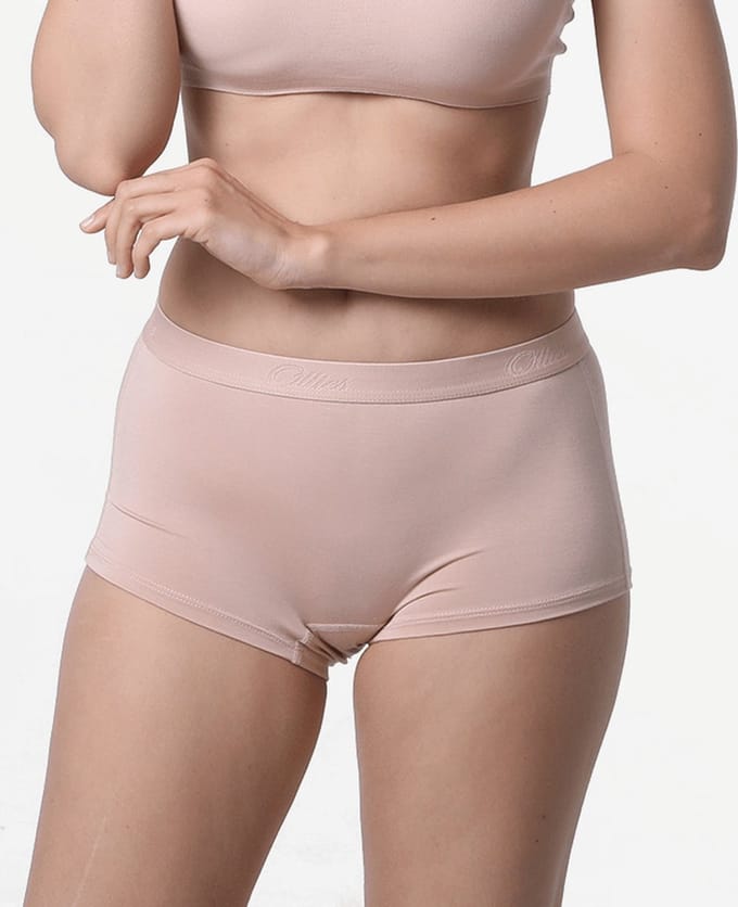 Hipster dames Micro Modal buff beige