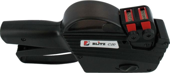 Prijstang set Blitz C20 afneembaar 2-regelig