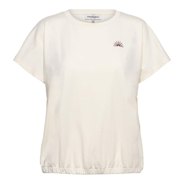 &Co Woman &co women t-shirt tosca vanilla/choco