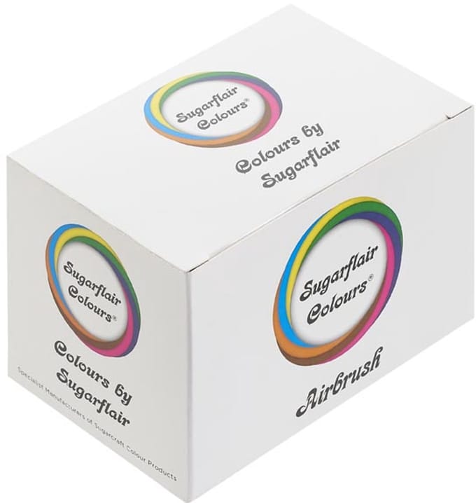 Sugarflair Lustre Mixed Airbrush set/6