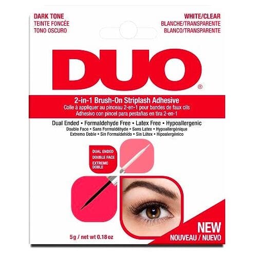 Ardell - Duo 2 - Wimperlijm - Dark Tone - Wit - Transparant - Latex vrij - Hypoallergeen