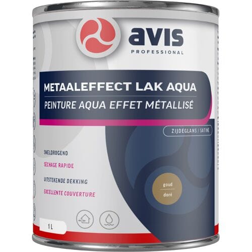 Avis Aqua Metallic Goud 1 Ltr
