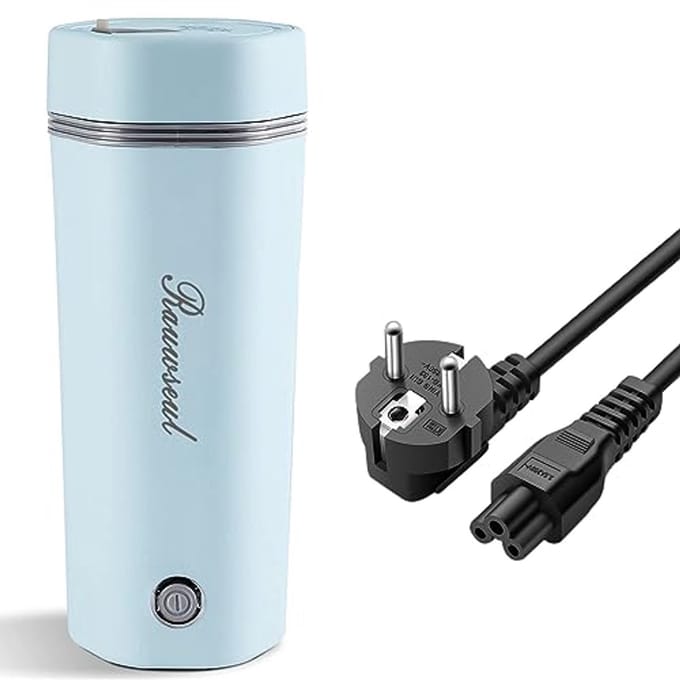 Draagbare Mini Elektrische Waterkoker 350ml - Snelle Kookcapaciteit voor Thuis en Reizen