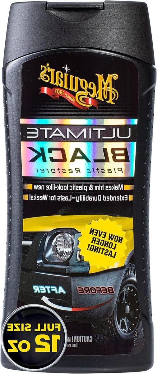 Plastic Restorer - Trim Coating - Auto Onderhoud - UV Bescherming - 355 ml - Zwart