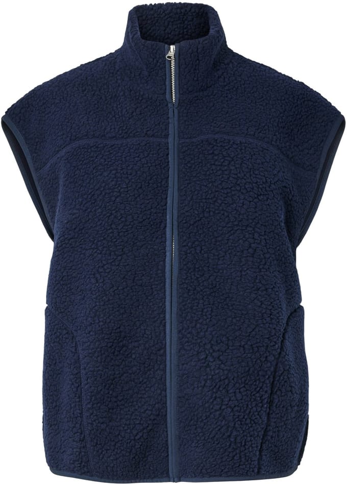 PIECES - PCSADIA TEDDY VEST NOOS BC - Dames - Gewatteerde jassen