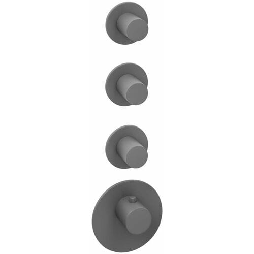 Herzbach DEEP GREY Logic XL 3 colour set for universal thermostat m. 23.523015.1.06