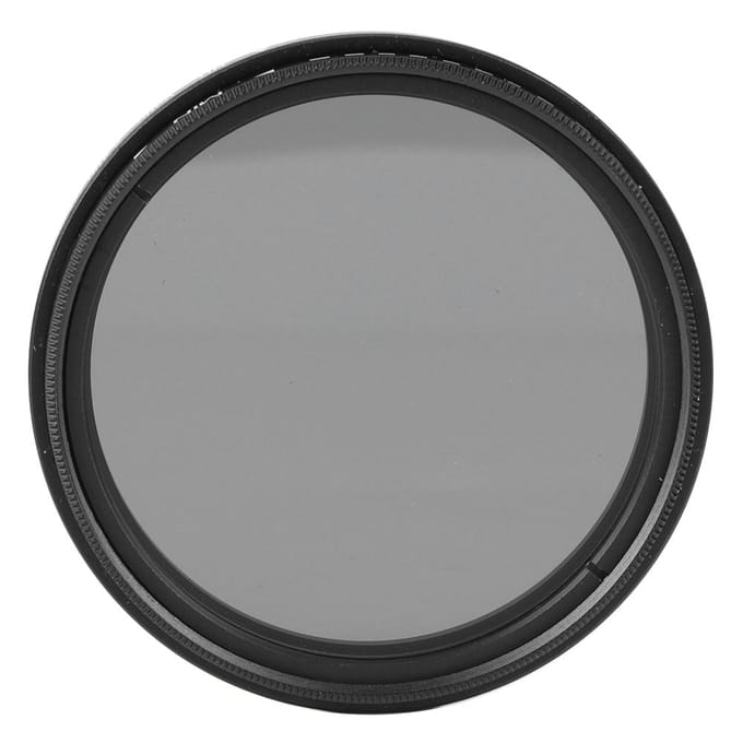Junestar 52MM Neutraal Dichtheid Lens ND Filter ND2‑ND400 Verstelbaar voor SLR Spiegelloze Camera Lens gray