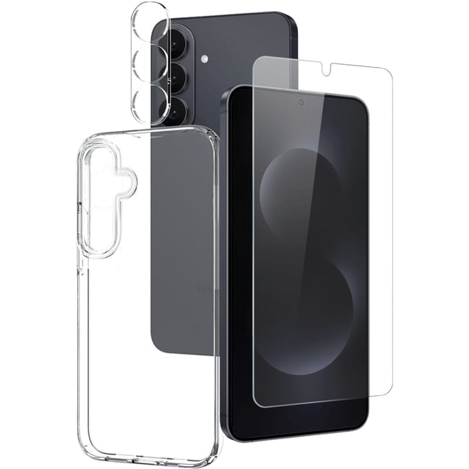 Northjo Samsung Galaxy S26 Plus Hoesje, Screen- en Camera Protector Transparant