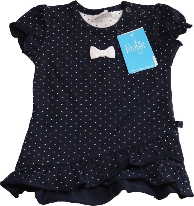 Feetje Newborn jurk Navy 62